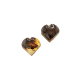 AmberHeartStuds
