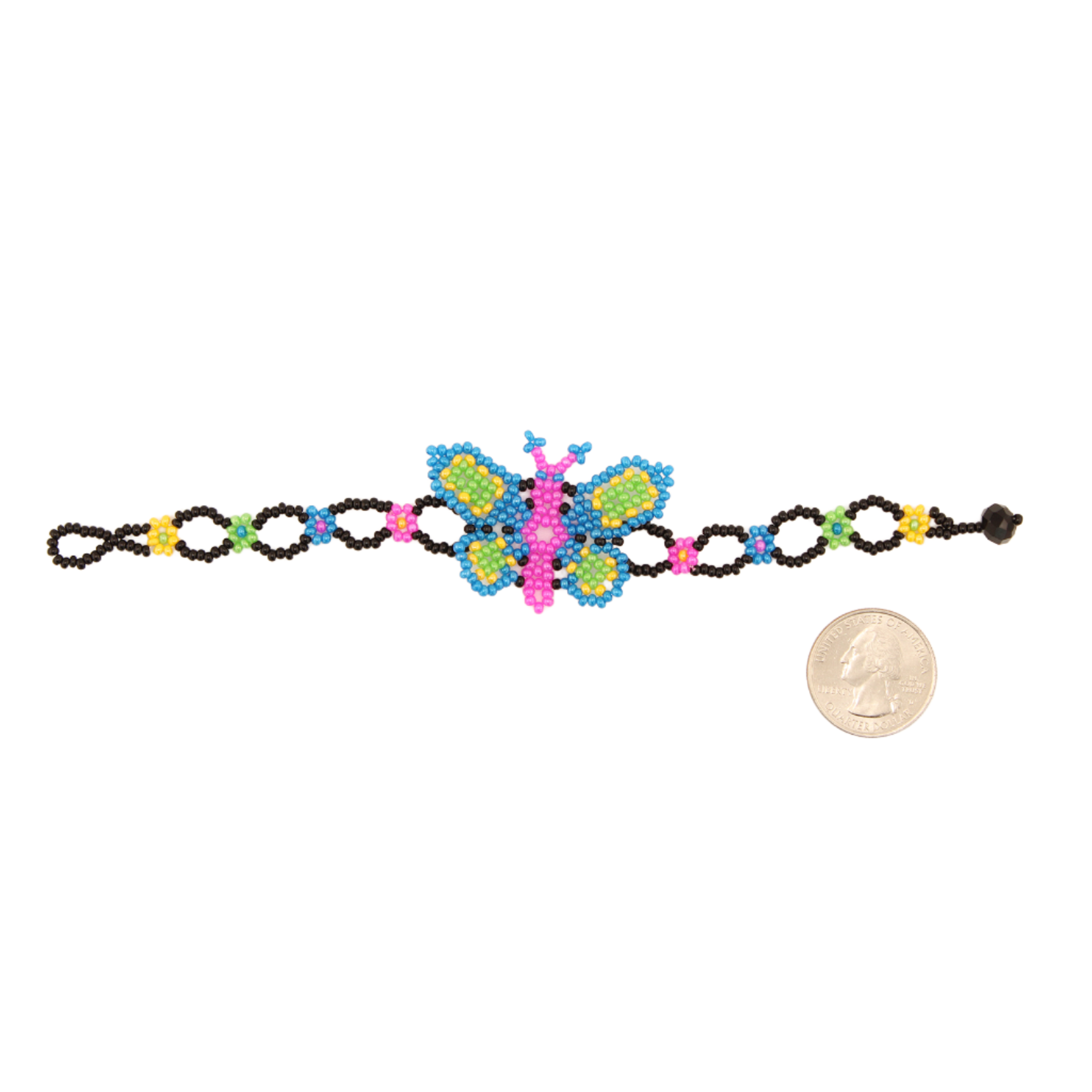 AmorHuichol-BeadedButterflyBracelet-BlueandPink-7In