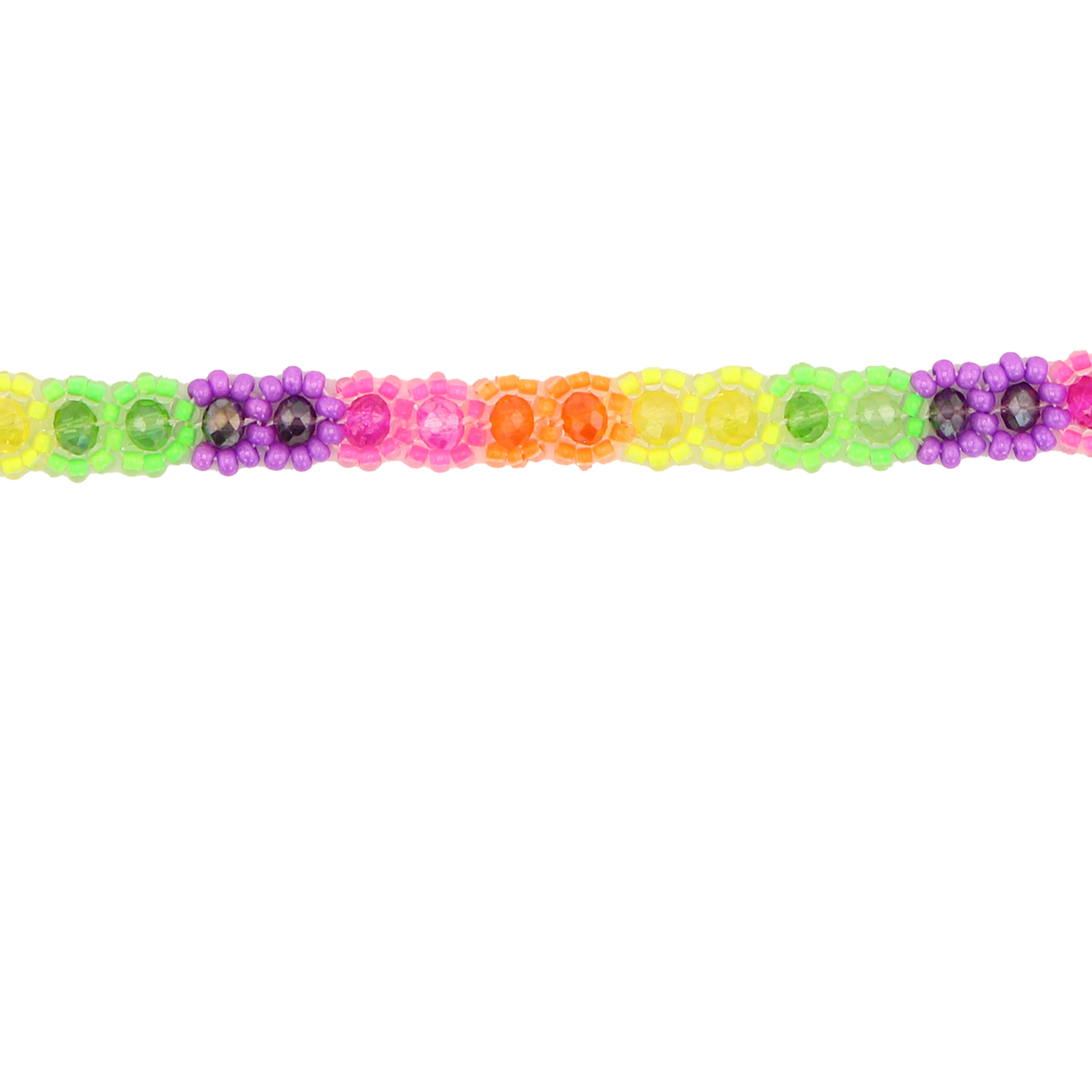AmorHuichol-BeadedFlowerBracelet-BrightMulticolor-Small-8In