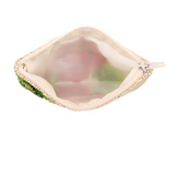 AmorHuicholPouch-RoseSilverandRed-4.25In.x3In.