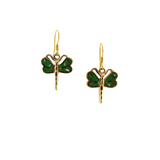 Bronze-Dragonfly-AbaloneMotherofPearlDangleEarrings-Green