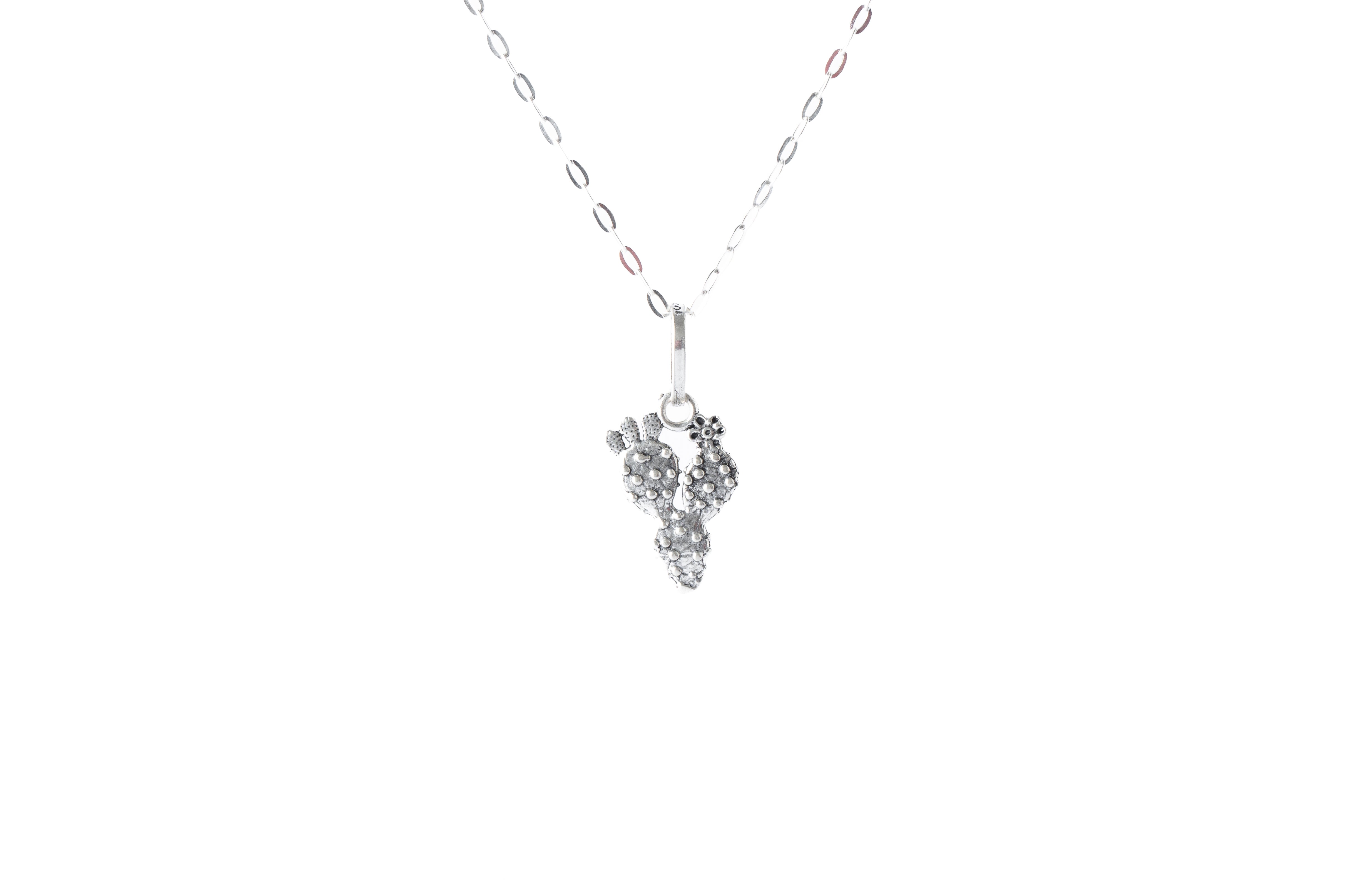 Cactus Pendant Taxco Sterling Silver_3
