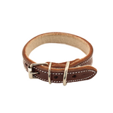 Chavo - Brown Leather - Dog Collar