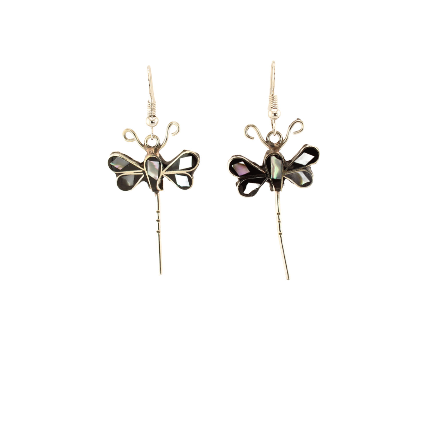 DancingQueen-DragonFly-AbaloneMotherofPearlDangleEarrings-Black