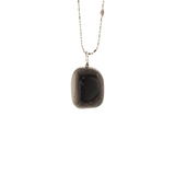 Earth's Treasures - Obsidian Pendant With Chain/ 21 in