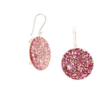 EnchantedGarden-RealFlowers-DangleEarrings-Round-Purple-Back