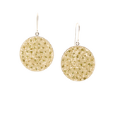 EnchantedGarden-RealFlowers-DangleEarrings-Round-White
