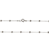 Harmony Beaded Sterling  Silver Necklace Detail
