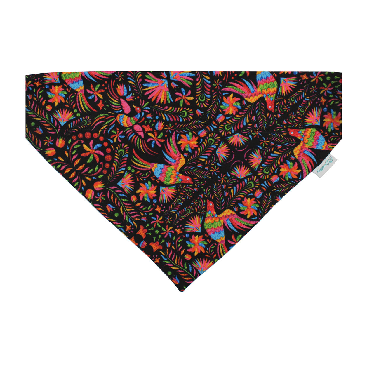 Dog Bandana - Black Otomi Design