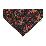 Dog Bandana - Black Otomi Design