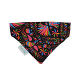 small dog bandana - black otomi design