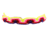 Raices-KnittedBracelet-PinkandYellow-Medium-12Inx.5In