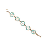 Ocean_sWhisper-MotherofPearlFlowerBracelet-Hexagon-Green-Small-8In