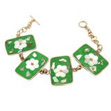 Ocean_sWhisper-MotherofPearlFlowerRectangleBracelet-Green-Large-8In