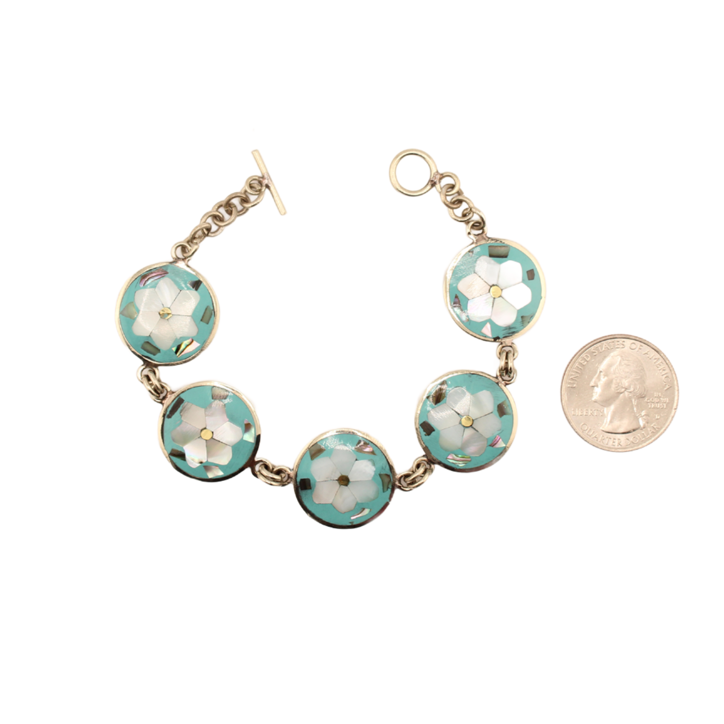 Ocean_sWhisper-MotherofPearlFlowerRoundBracelet-Green-Small-8In