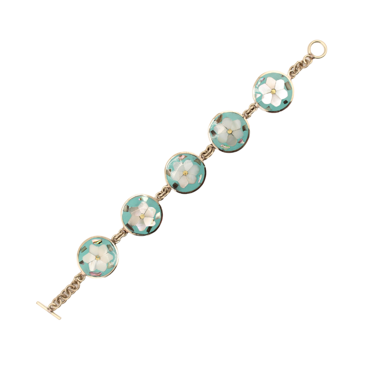 Ocean_sWhisper-MotherofPearlFlowerRoundBracelet-Green-Small-8In