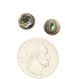 Ocean_sWhisper-RoundStuds-AbaloneMotherofPearl-GreenIridescent-ExtraSmall-SizingReference