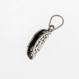 Taco Charm Sterling Silver