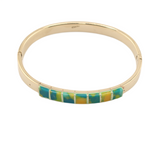 Talisman-EnameledLinkBracelet-GreenandBlue-8In