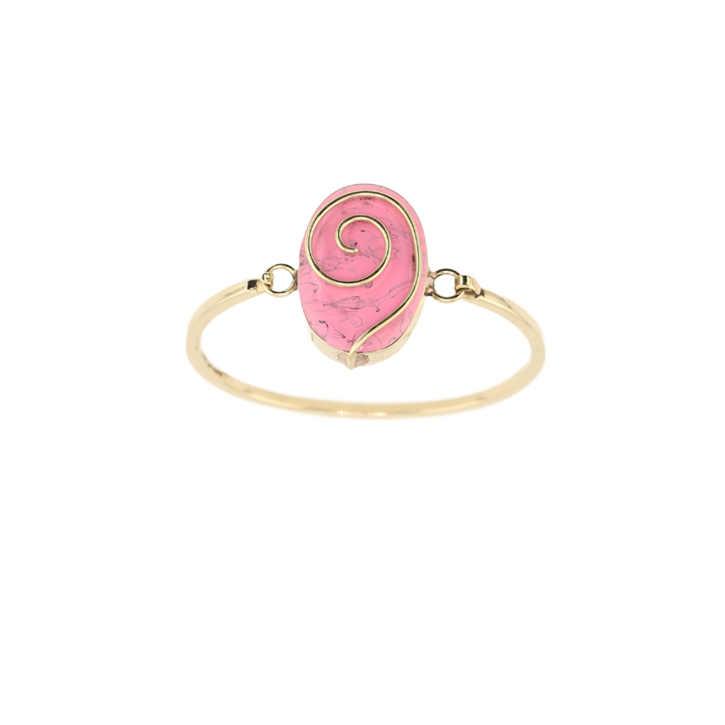 Talisman-EnameledLinkBracelet-Pink-8In-Main
