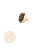 Carlota-EnameledLeaf-Black-Ring-1.25In.x1In.Adjustable