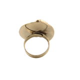 Carlota-EnameledLeaf-Black-Ring-1.25In.x1In.Adjustable