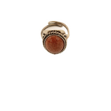 Earth's Treasure - Brown Aventurine Ring - 1.25 x 0.75 In - Adjustable