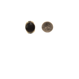 Earth's Treasure -  Onyx Round Adjustable Ring - 1.25 In .x 1.25 In.