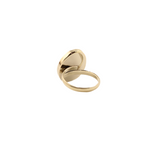 Eternal Nature - Dried Flowers Adjustable Ring - Round - Multicolor  1 In x  1 In