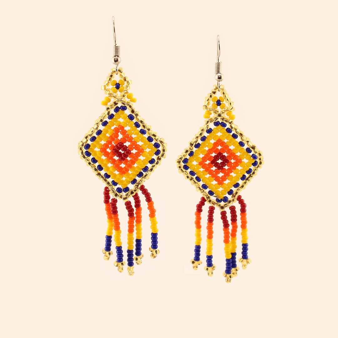 Huichol Dangle Earrings