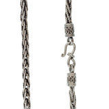 Braided Chain Taxco Mexico Sterling Silver