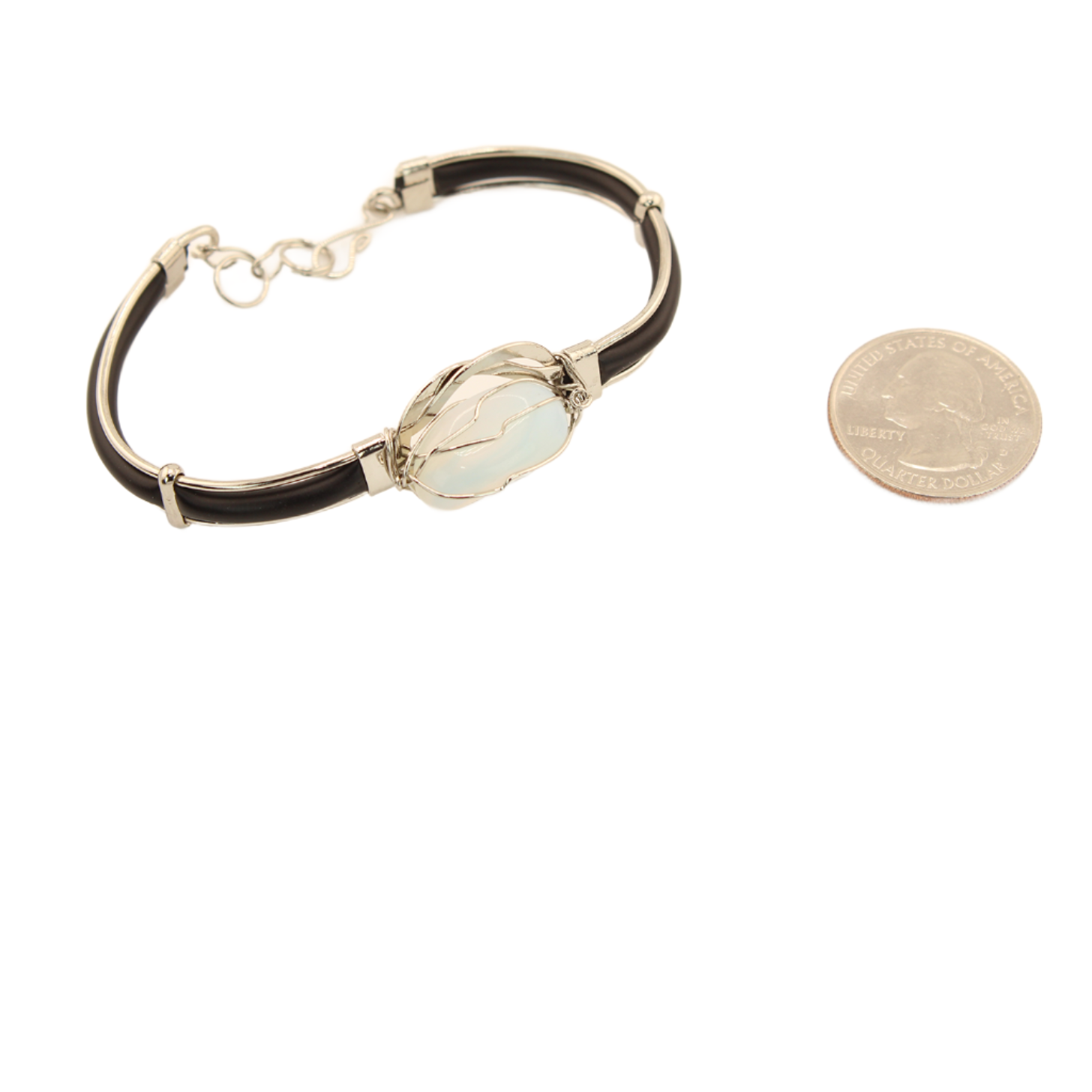 Caucho - Opalite Link Bracelet - 7 In.