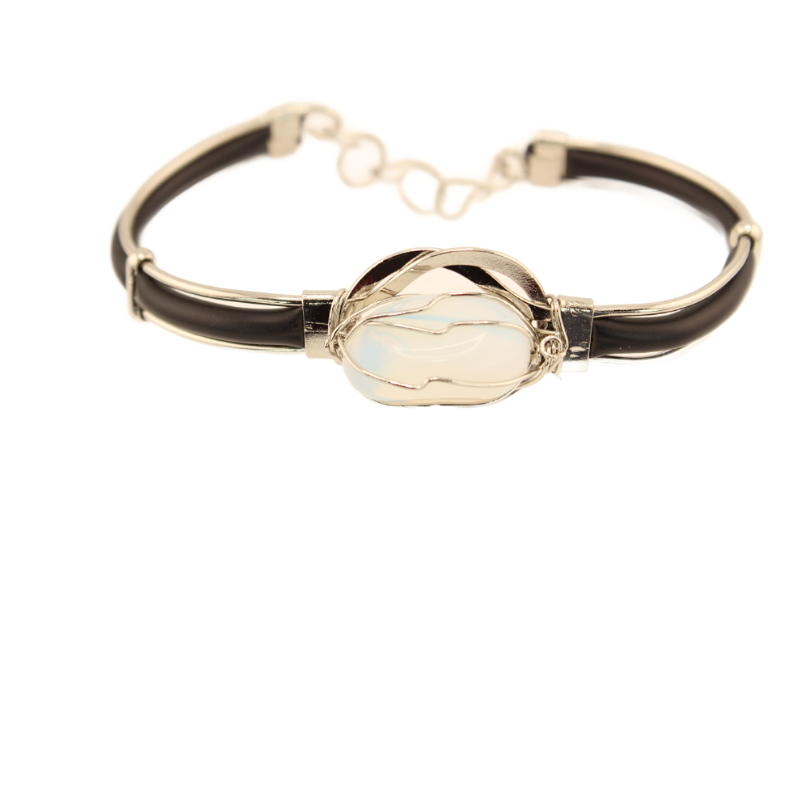 Caucho - Opalite Link Bracelet - 7 In.