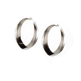 Breeze Hoop Earrings Taxco Sterling Silver