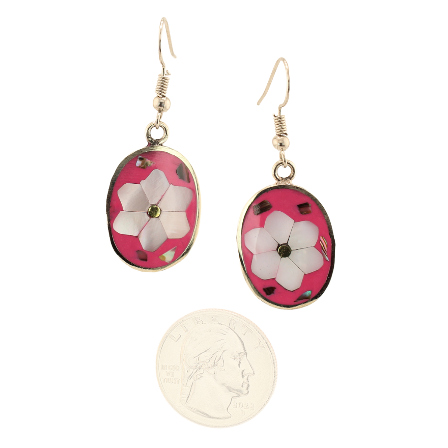 Ocean_sWhisper-Flower-AbaloneMotherofPearlDangleEarrings-HotPink-Medium