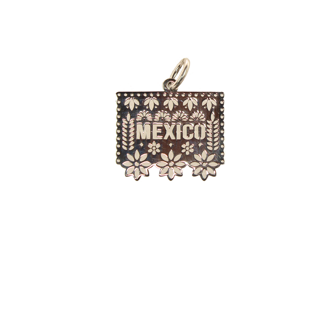 Tradition - Sterling Silver - Mexico Papel Picado Pendant
